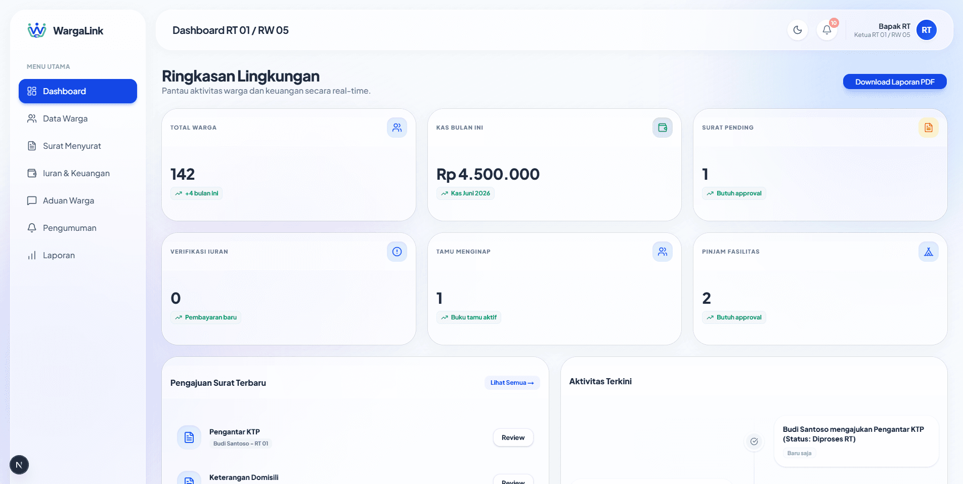 Desktop Dashboard